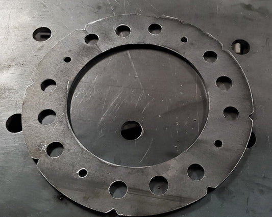 8 on 6.5" Drill Template Sterling 10.5