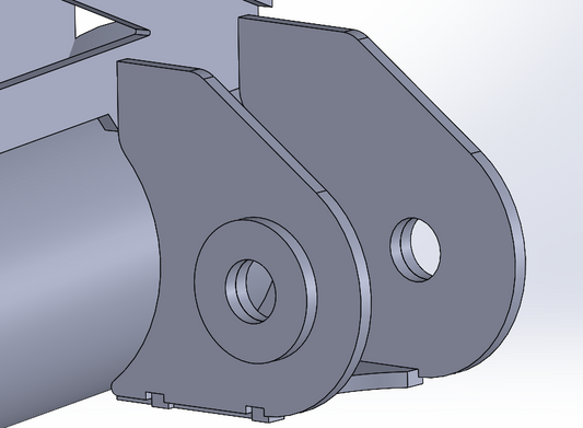 Flush Lower Link Mounts Integrated